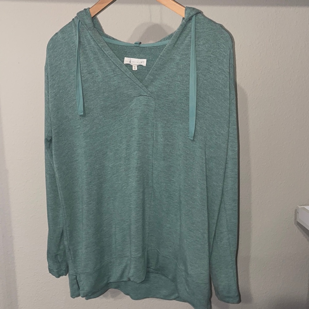Lou & Grey Signature Soft Pale Green Hoodie